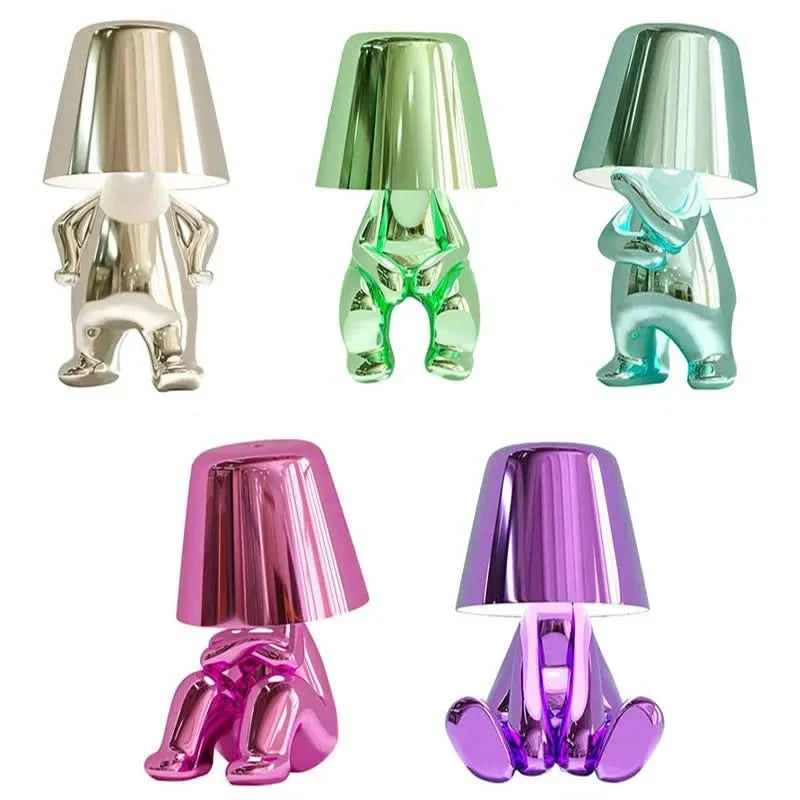 Resin Thinker LED Table Lamp