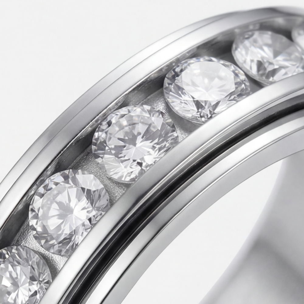 Rotating Zirconia Spinner Ring