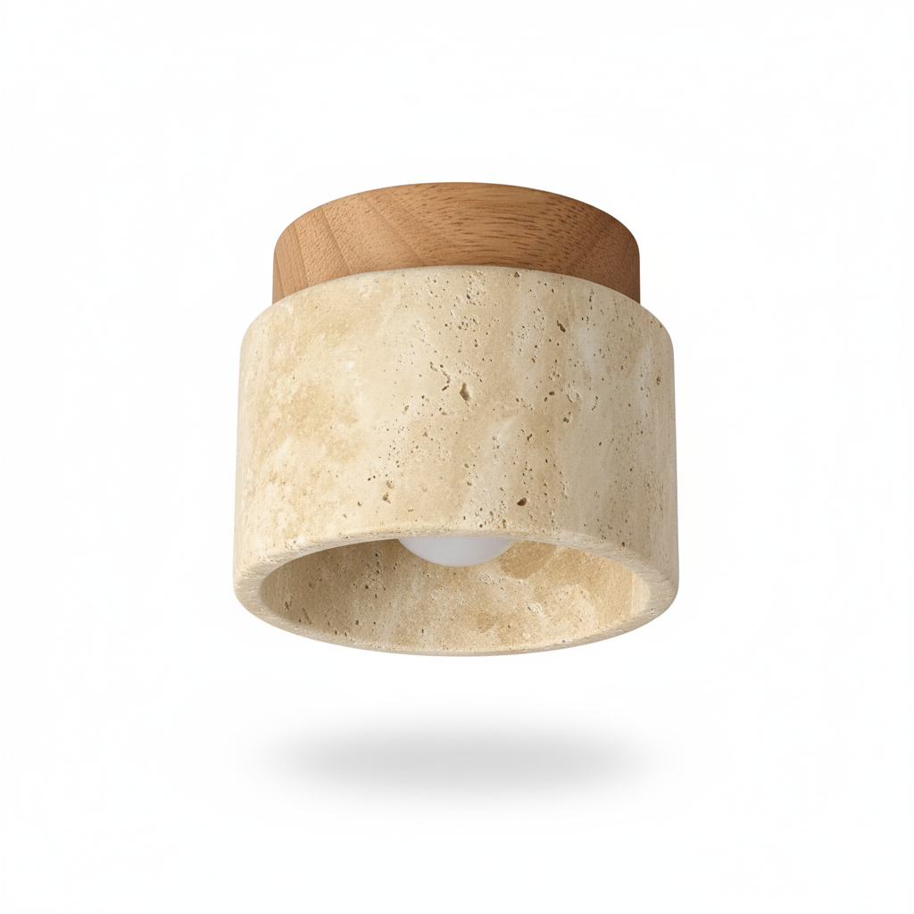 SatoriStone Ceiling Lamp | Japanese Design | LED Lighting
