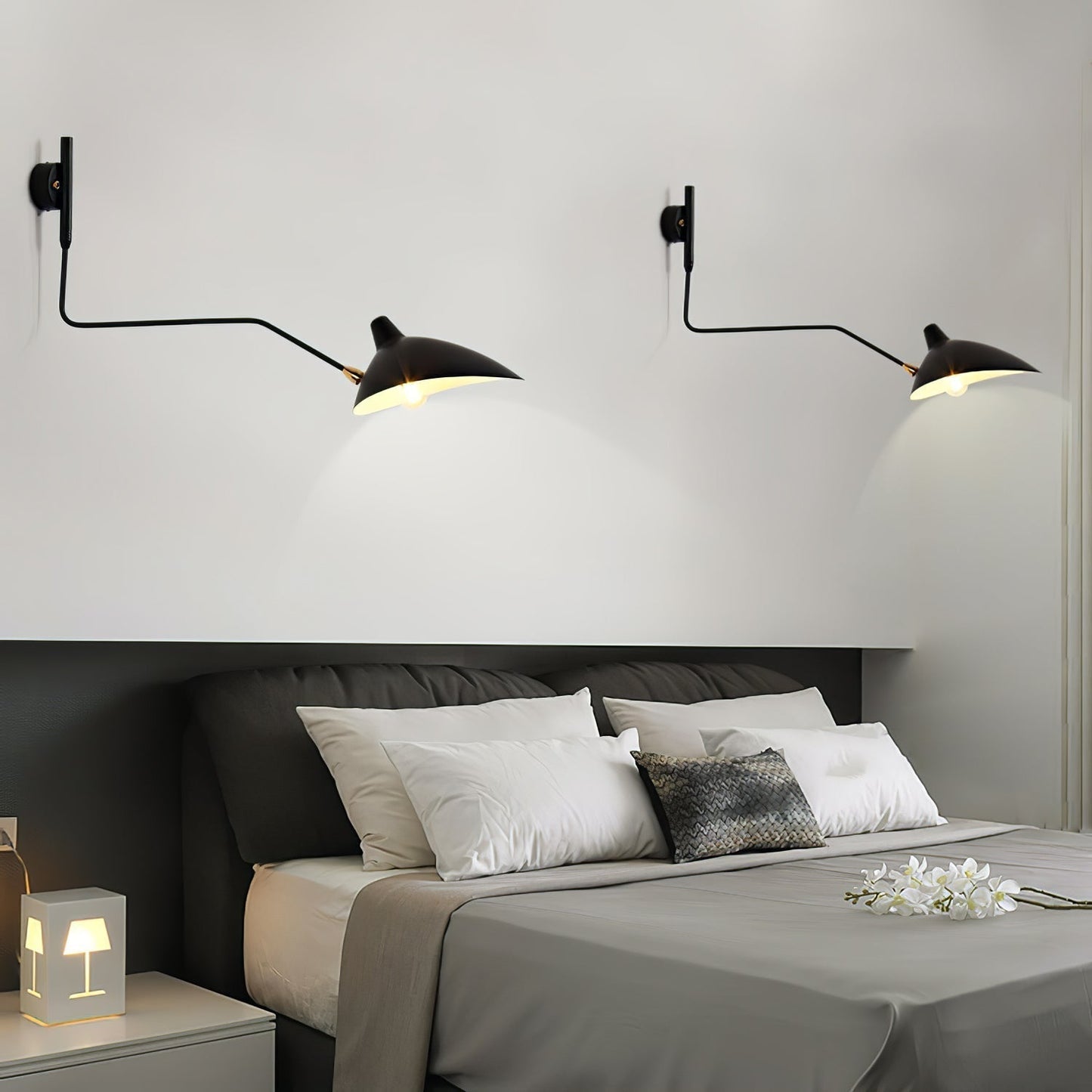 Serge Mouille Wall Sconce - Design Wall Lamp - Mobile Arms