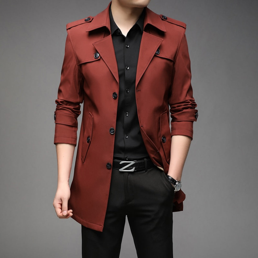 Single Breasted Lightweight Trench Coat