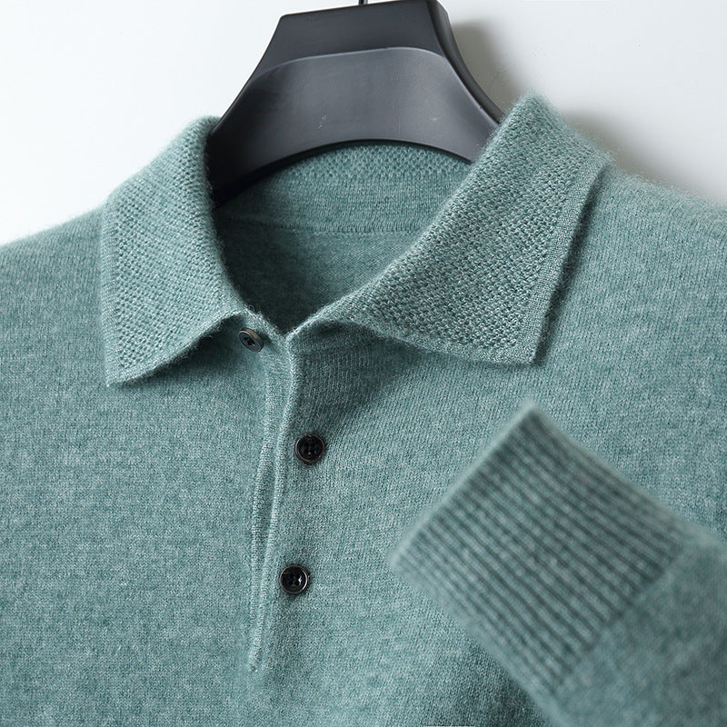 Soft Long Sleeve Polo Shirt
