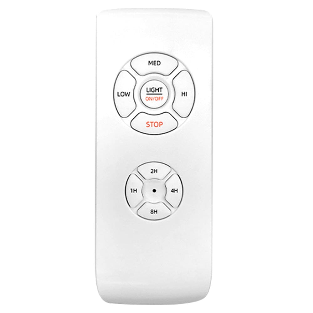 Space-Saving 52" Low Profile Ceiling Fan with LED Light & Remote Control