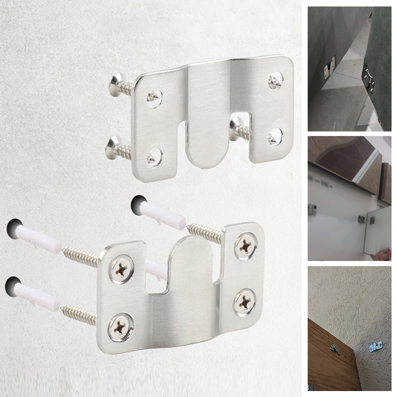 Stainless Steel Interlock Hanging Buckle Flush Mount Bracket