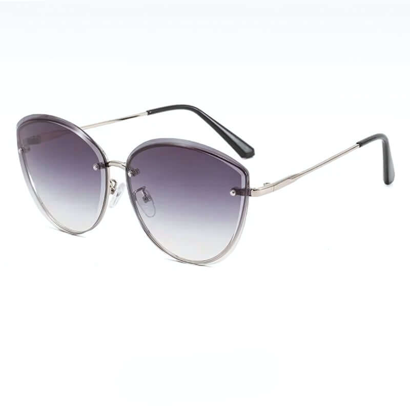 Sunglasses Women, Rimless Cat Eye Shape UV400