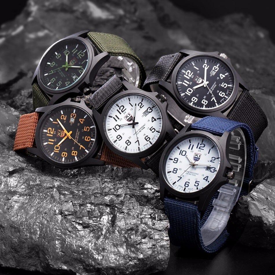 Tactical Men's Watch Adventure Time – Waterproof and Shock Resistant with LED
