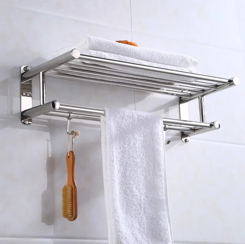 Towel Rack in Stainless Steel – Modern and Durable Design for Bathroom