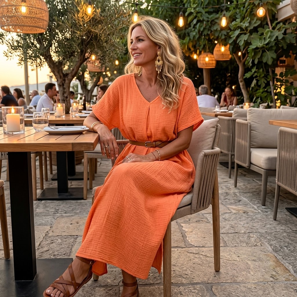Women's breezy summer dress