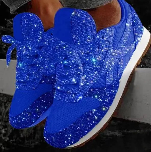 Women's Glittering Sneakers for Everyday and Party