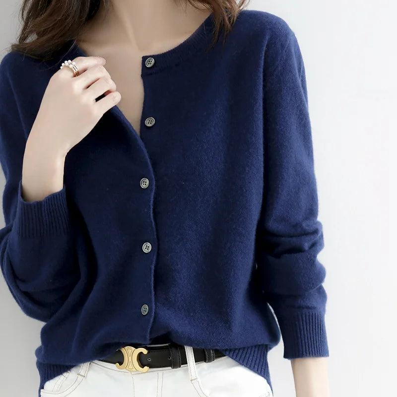 Women's Soft Button-Up Cardigan