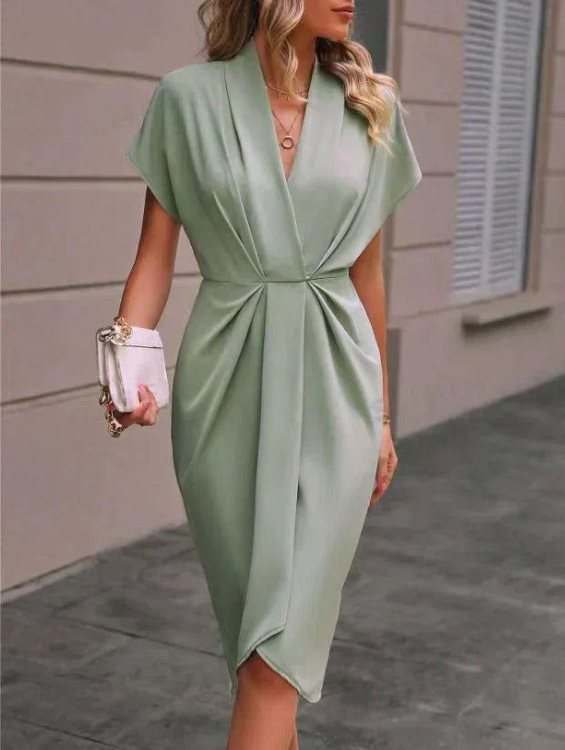 Women Wrap Dress - Elegant & Timeless Flattering