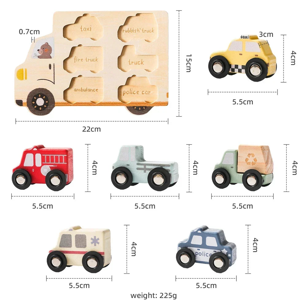 Wooden Montessori Preschool Puzzle Toy