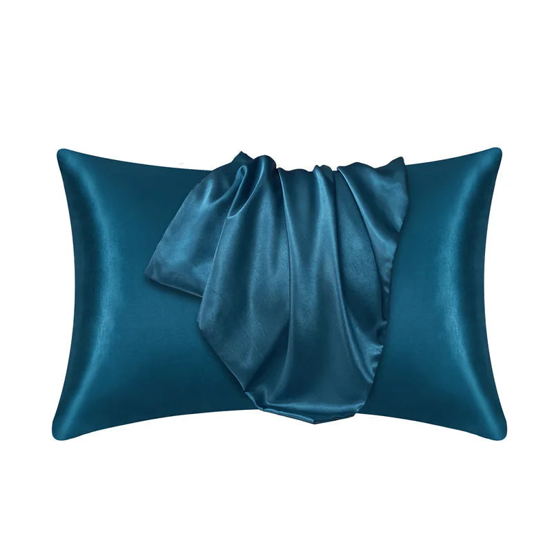 100% Mulberry Silk Pillowcase – Natural, Hypoallergenic Fabric Caring for Skin and Hair for Every Woman Valuing Beauty Sleep – Ideal for Stylish Rest and Luxurious Recovery in Your Bedroom