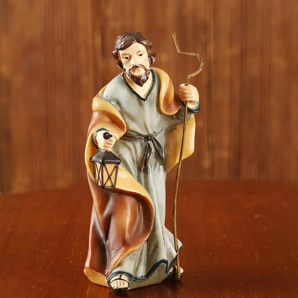 11-Piece Resin Nativity Set, Christmas Manger Scene Figures for Indoor and Outdoor Decor, Catholic Gift