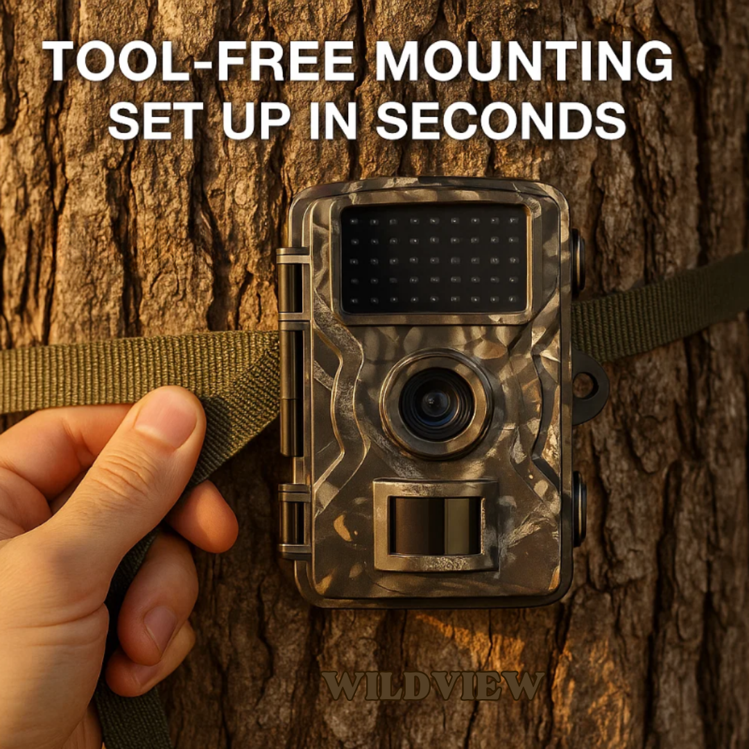 16MP Night Vision Wildlife Camera with Motion Sensor