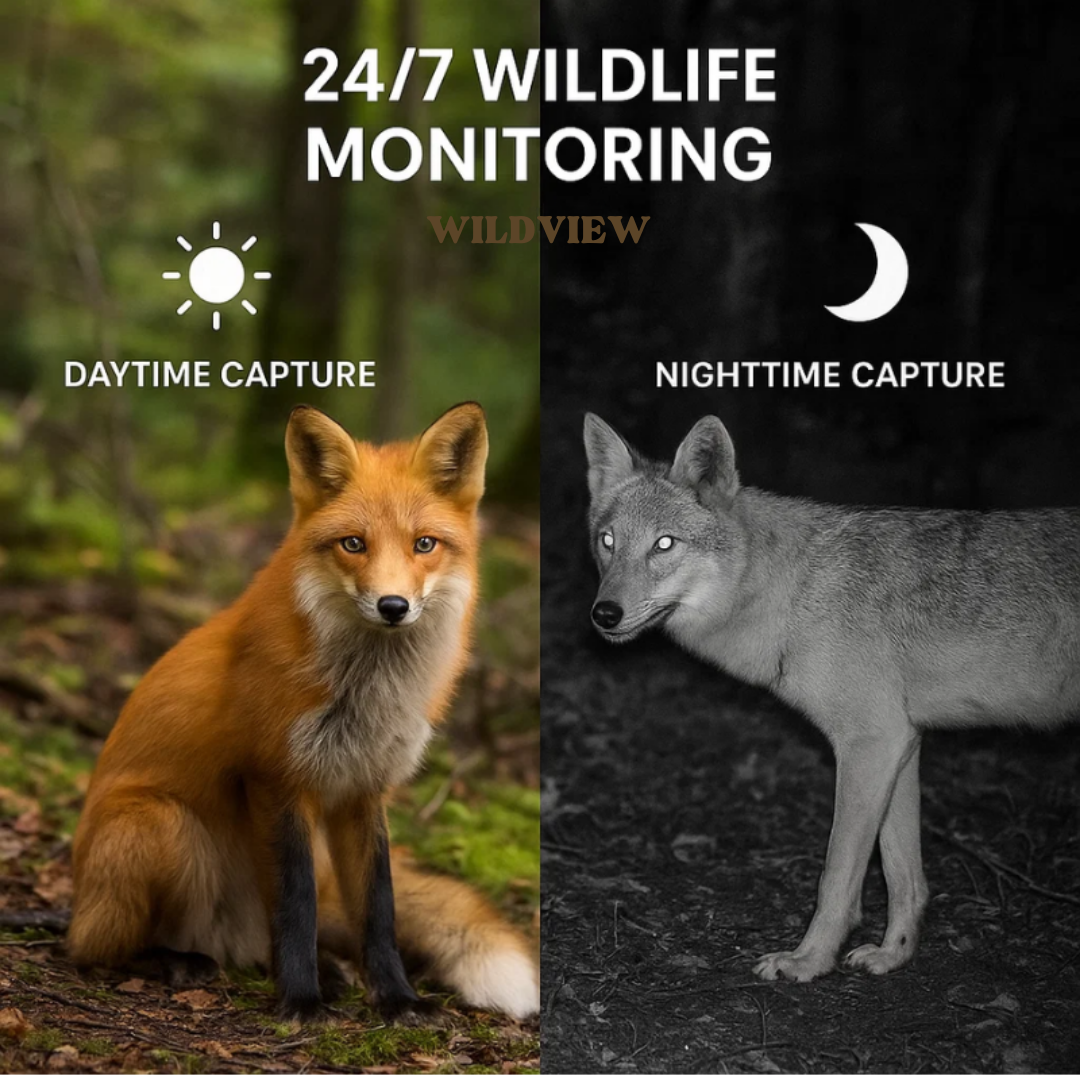 16MP Night Vision Wildlife Camera with Motion Sensor