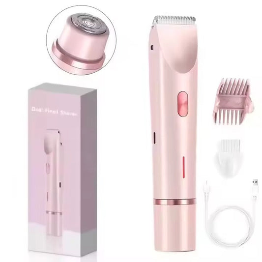 2-in-1 Electric Shaver & Bikini Trimmer for Women