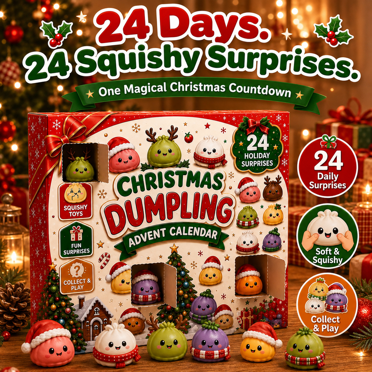 24 Days of Mini Squishies