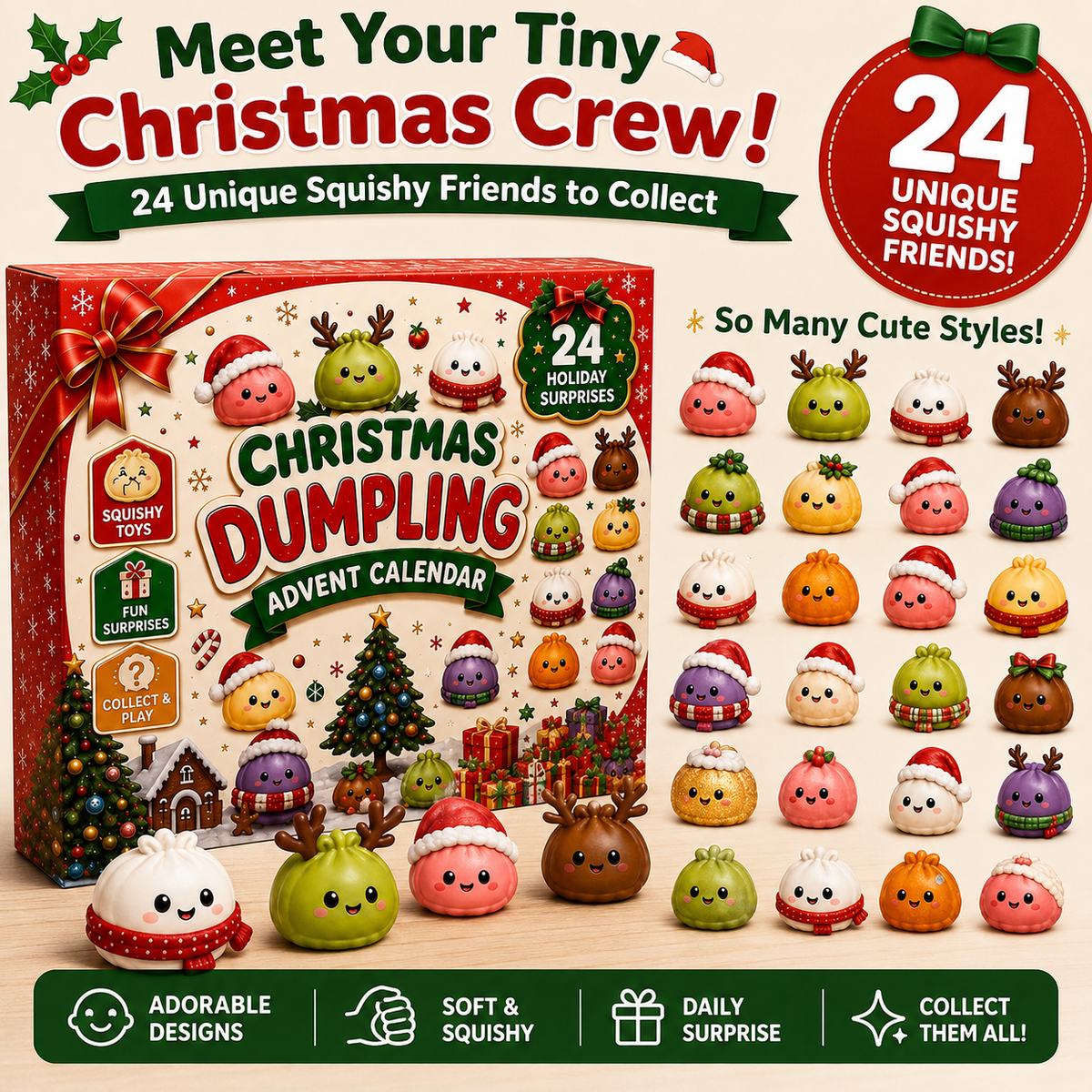 24 Days of Mini Squishies