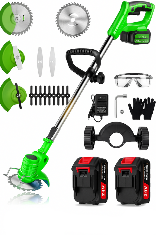 24V Powerful Electric Battery-Powered Wireless Grass Trimmer