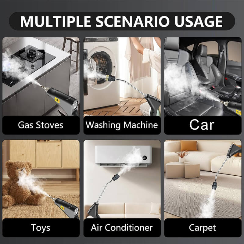 2500W High Pressure Steam Cleaner with 4 Nozzles