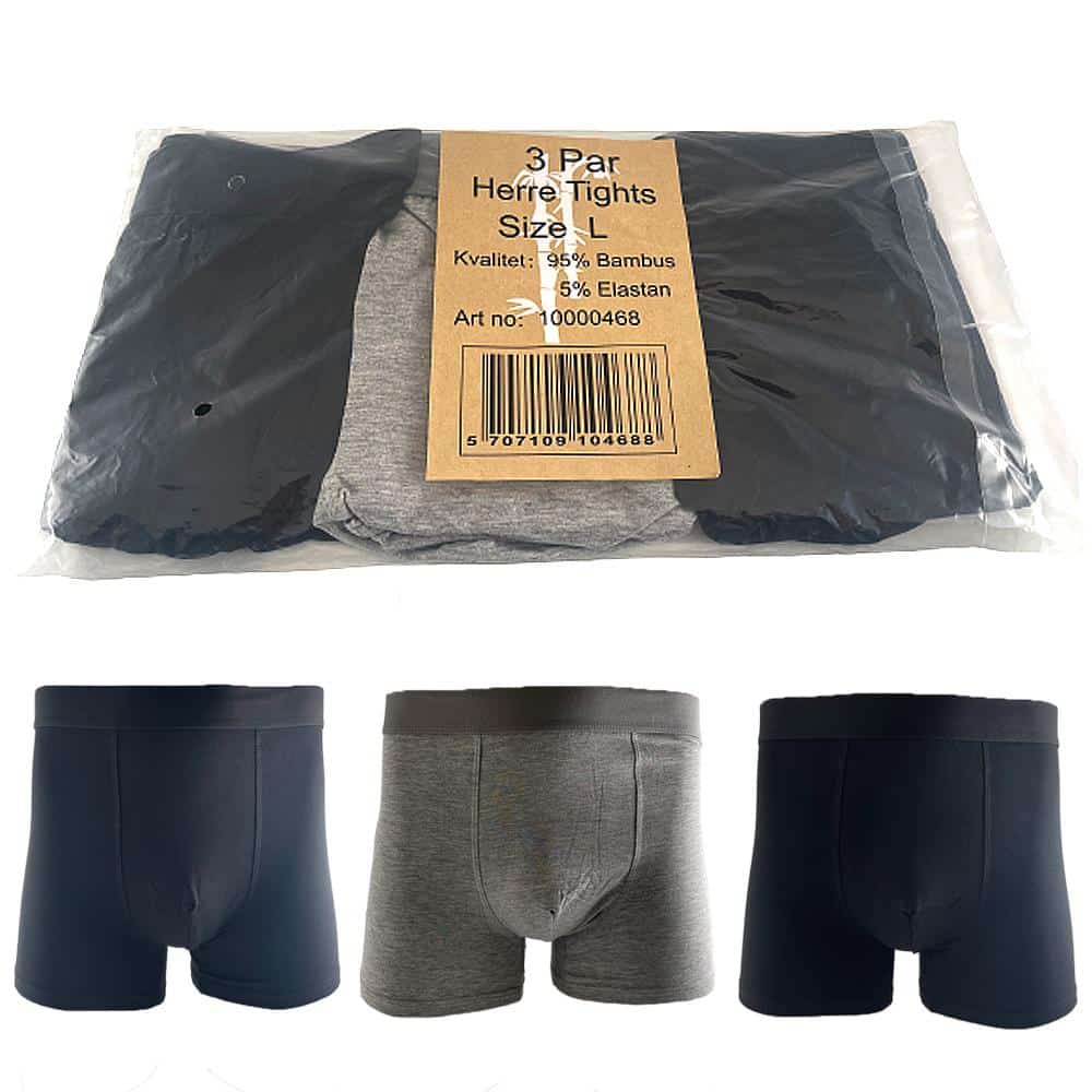 3 pairs Bamboo Boxershorts for Men – Soft & Breathable Underwear