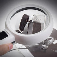 30x optical magnifier with LED light