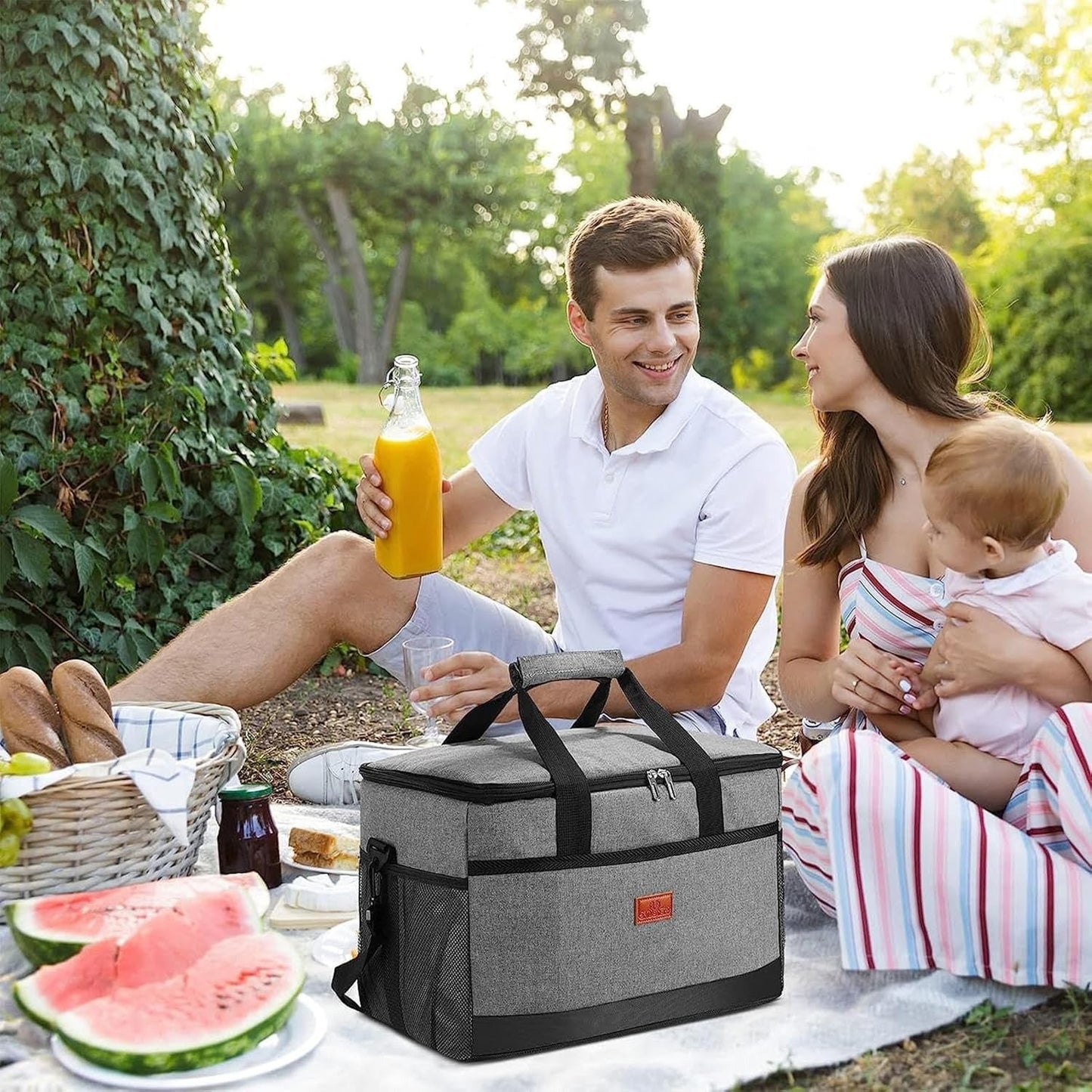 33L Waterproof Cooler Bag | Insulated, Spacious & Ideal for Picnics, Beach Days, Hiking and Outdoor Activities