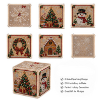 3D Diamond-Painted Christmas Gift Box