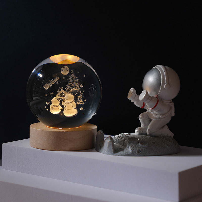 3D Planet Crystal Ball