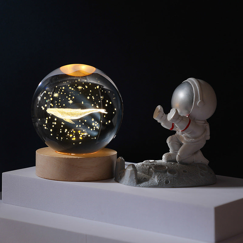 3D Planet Crystal Ball