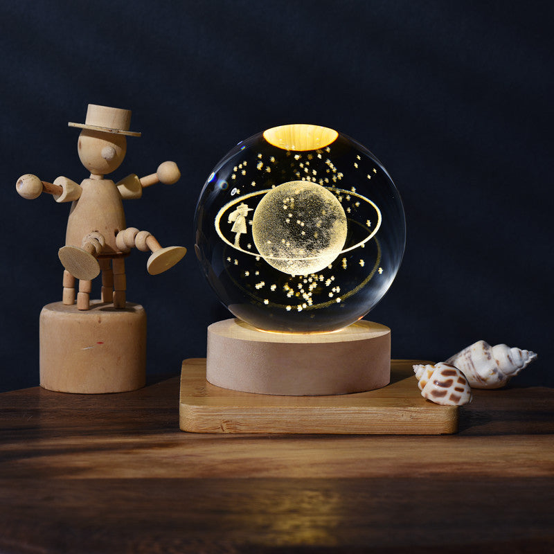 3D Planet Crystal Ball