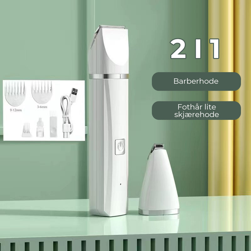 4-in-1 Pet Hair Clipper - Quiet & Efficient