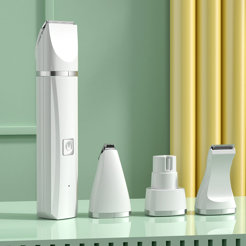 4-in-1 Pet Hair Clipper - Quiet & Efficient