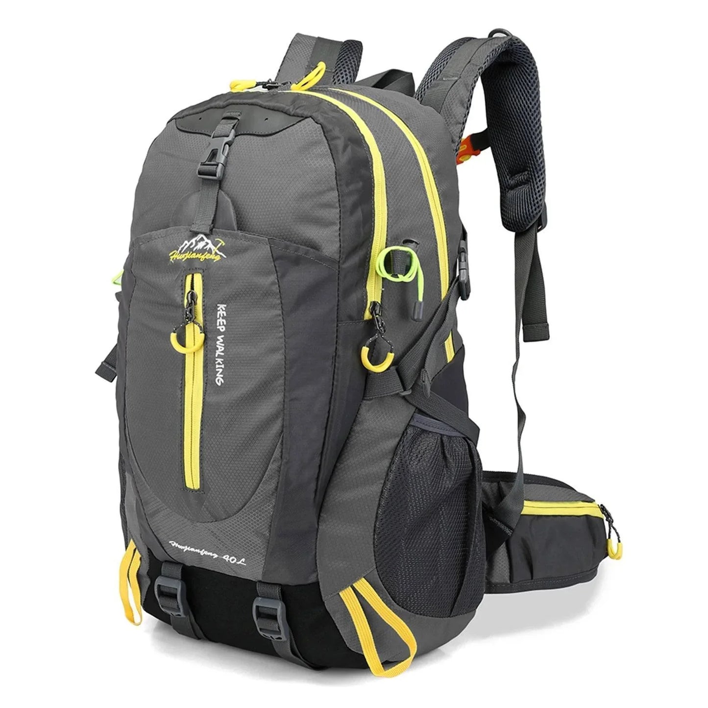 40L Water-Resistant Outdoor Travel Backpack