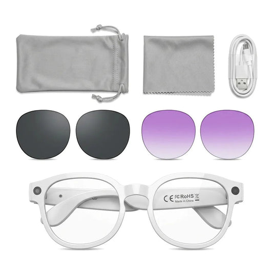 4K Video Recording Surveillance Camera Glasses