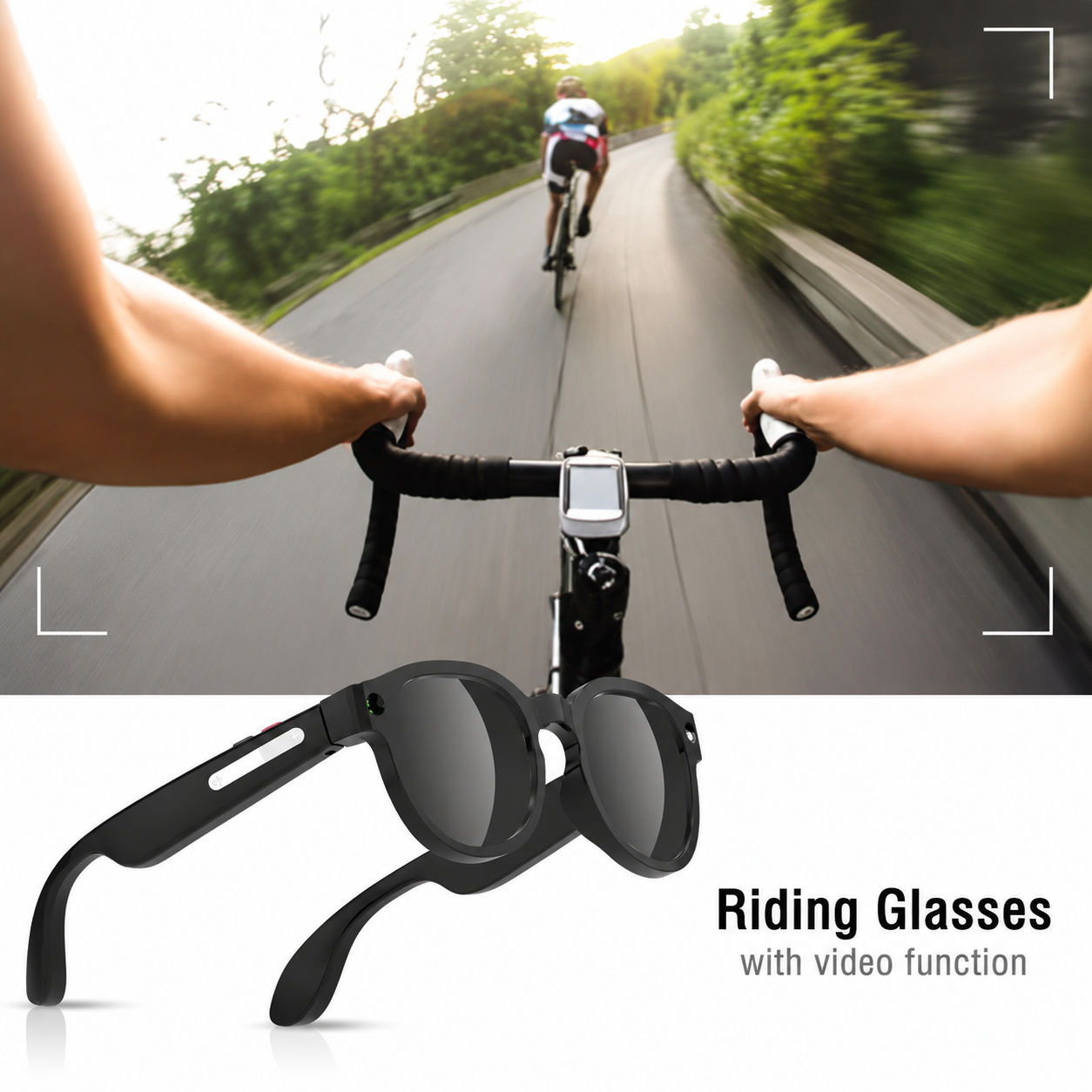 4K Video Recording Surveillance Camera Glasses