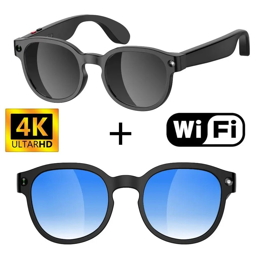 4K Video Recording Surveillance Camera Glasses