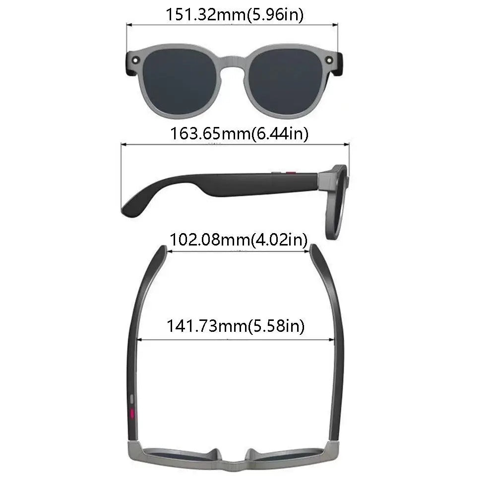 4K Video Recording Surveillance Camera Glasses