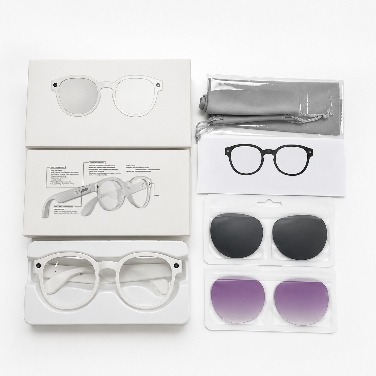 4K Video Recording Surveillance Camera Glasses