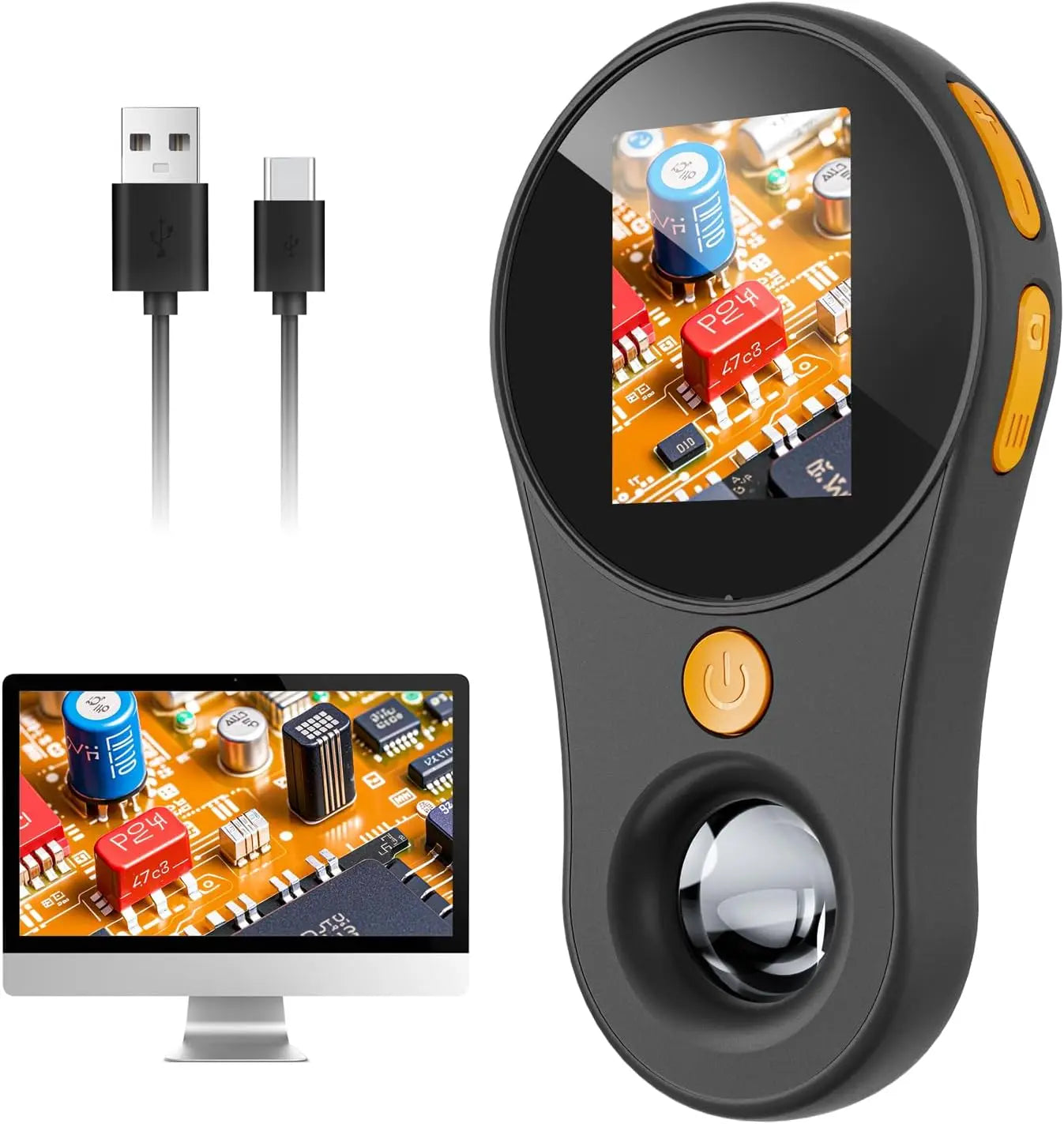 500X Digital Pocket Microscope with HD Display