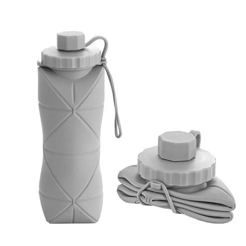 600ml Collapsible Silicone Water Bottle