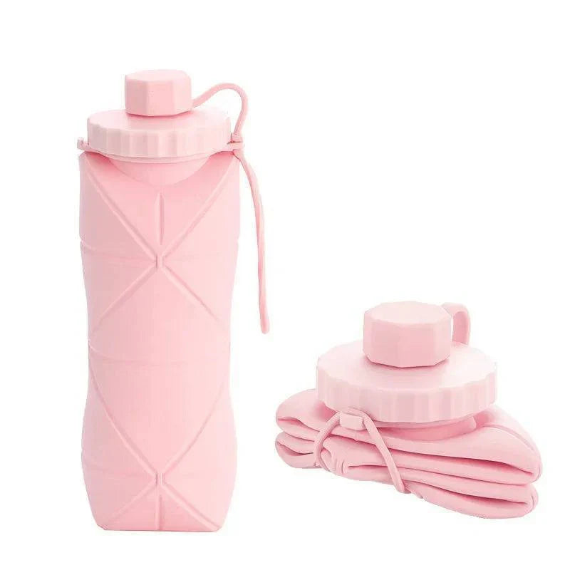 600ml Collapsible Silicone Water Bottle