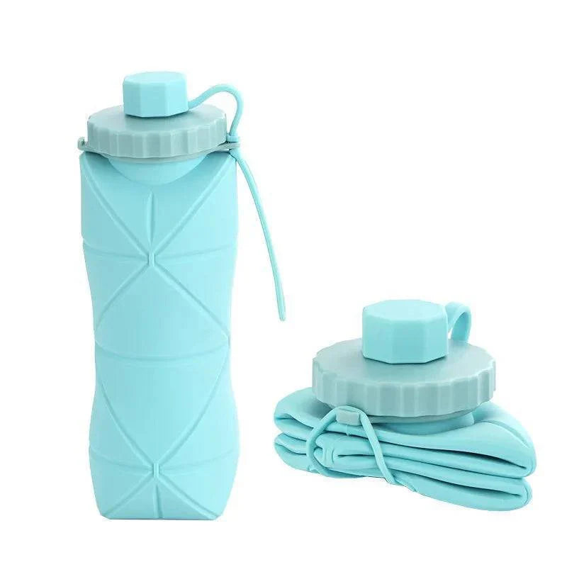 600ml Collapsible Silicone Water Bottle