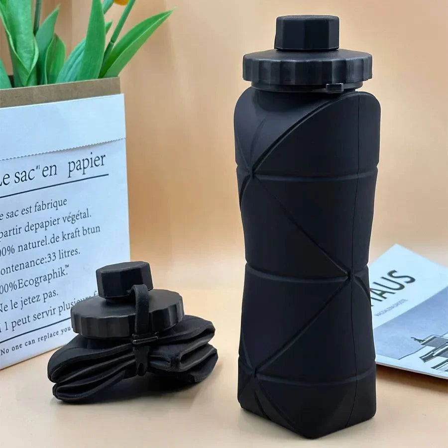 600ml Collapsible Silicone Water Bottle