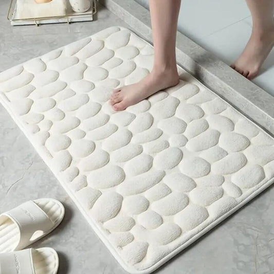 Absorbent Bath Mat with Non-Slip Bottom