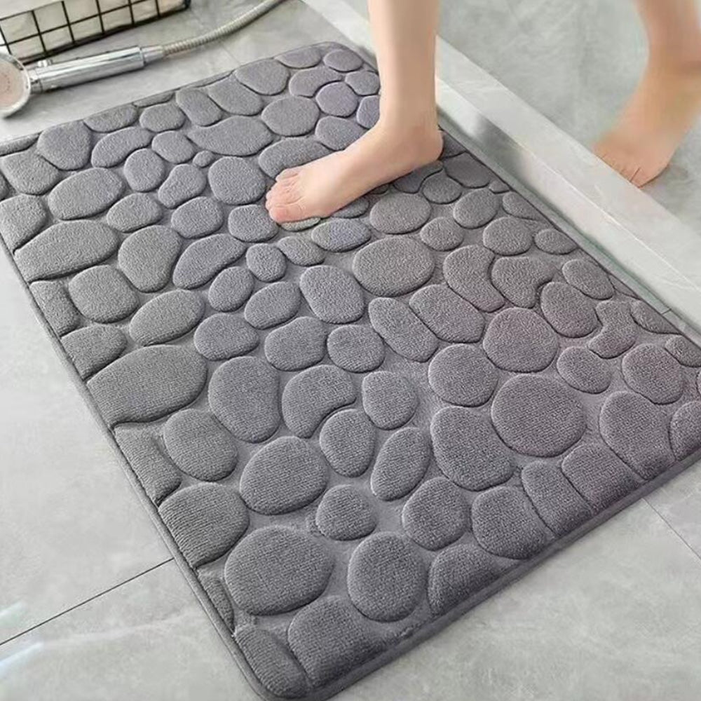 Absorbent Bath Mat with Non-Slip Bottom