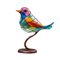 Acrylic Birds on Branch Sculpture – Elegant Artistic Home Decoration