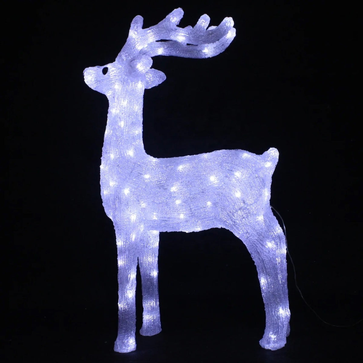 Acrylic Reindeer with LED Lights - 92 cm