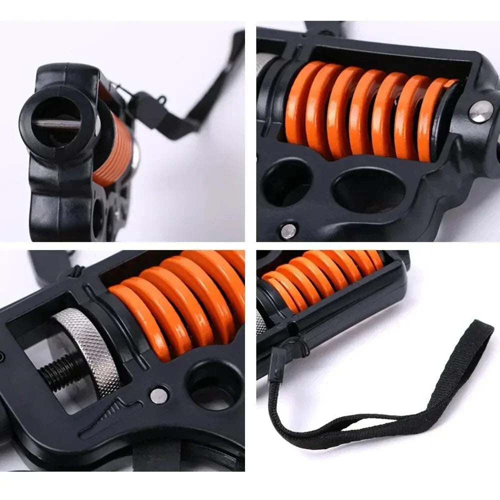 Adjustable 5-165kg Heavy Hand Grip Strengthener - Finger Expander for Arm, Wrist, and Forearm Training